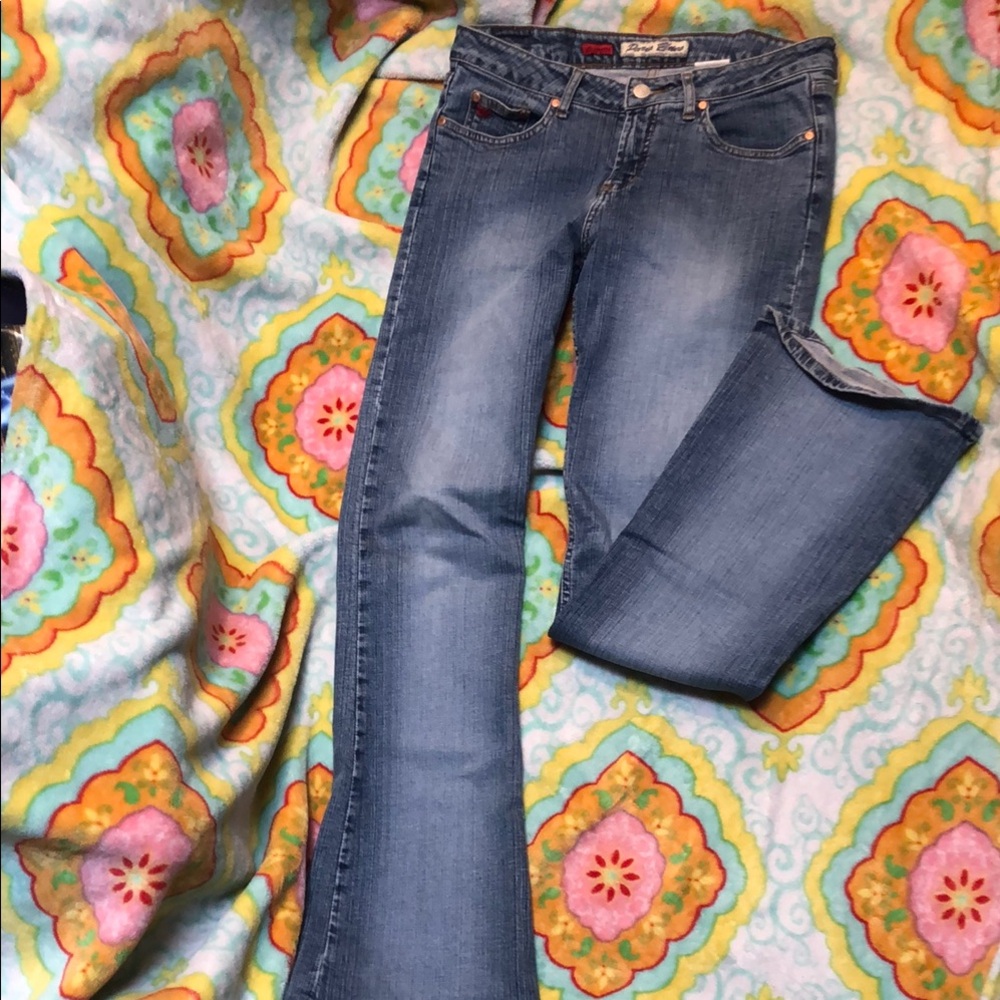 Vintage Paris Blues Soulmate Blue Boot Cut Jeans Classic Denim